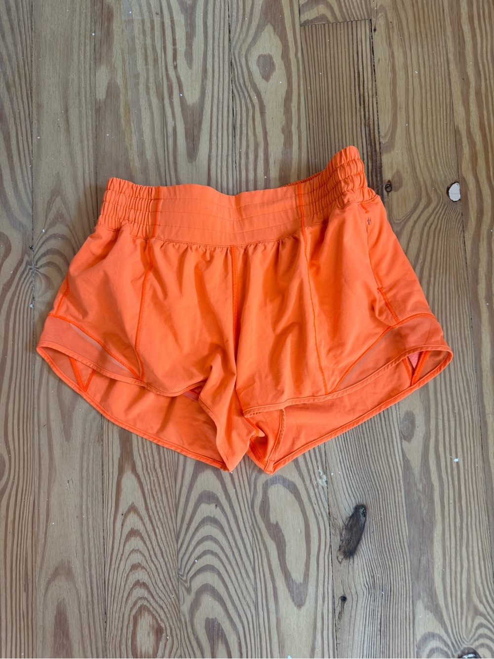 Lululemon Hotty Hot Women’s Performance Orange Athletic Shorts